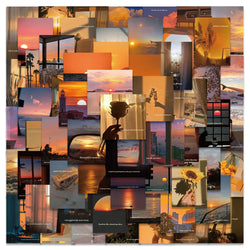 60pcs Beautiful Sunset Aesthetic Stickers For Luggage Laptop Guitar Phone Waterproof Graffiti Skateboard Bicycle Decals (ONLINE ORDER ONLY)