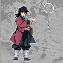 Demon Slayer Keychain: Tanjiro 6cm Acrylic Bag Pendant (ONLINE ORDER ONLY)
