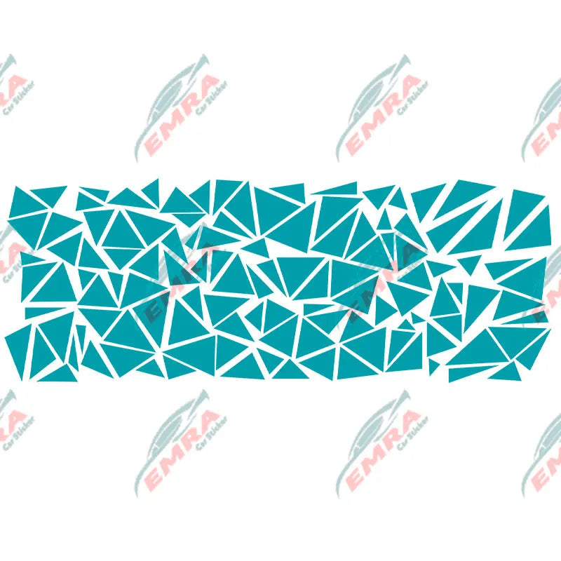 Triangle Car Sticker Decoration Side External Accessories Camouflage Kit Wrap Camo Tuning Styling Waterproof Vinyl Decals (ONLINE ORDER ONLY)