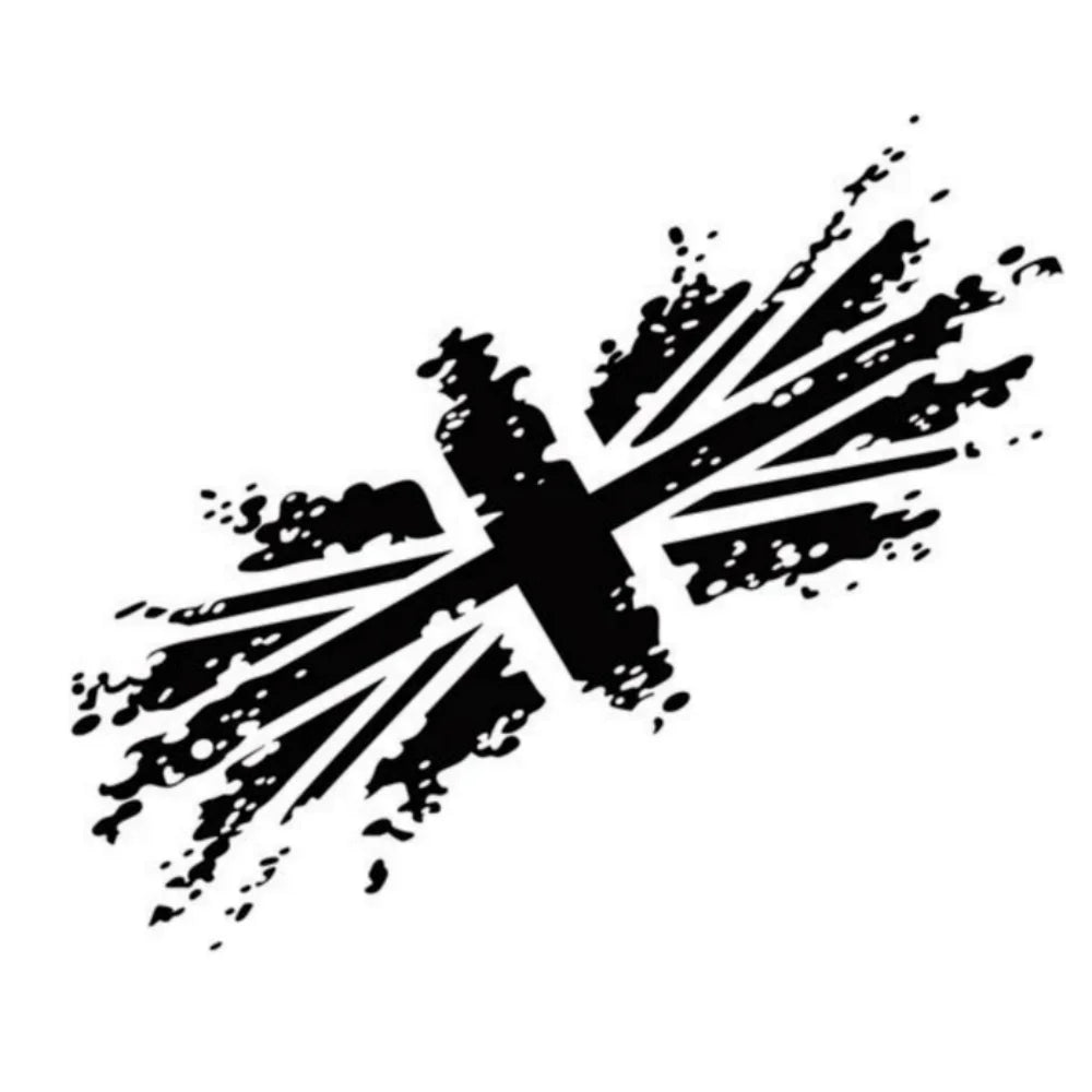 Graphics Union Jack Flag UK GB Bonnet Stickers Car Van Canper Auto Hood Body Tuning Deocr Decals Car Sticker (ONLINE ORDER ONLY)