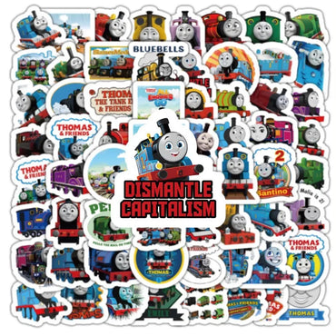 Thomas The Tank Engine Graffiti Stickers (100pcs) for Laptop, Phone, Car, Scooter, Water Bottle, Stationery (Online Order Only)