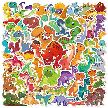 10/30/50/100pcs Cute Cartoon Dinosaur Sticker Packs For Kids (ONLINE ORDER ONLY)