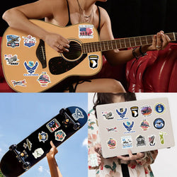 10/50Pcs Cool United States Air Force USAF Stickers Graffiti Decals DIY Motorcycle Laptop Tablet Waterproof Car Sticker Packs (ONLINE ORDER ONLY)