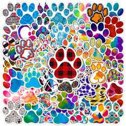 Animal Paw Print Stickers 10/30/50PCS - DIY Laptop Phone Notebook Suitcase Decals (ONLINE ORDER ONLY)