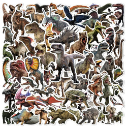Jurassic Dinosaur Stickers for Luggage Notebook Guitar Laptop Phone Water Bottle Skateboard - 10/25/50pcs (ONLINE ORDER ONLY)