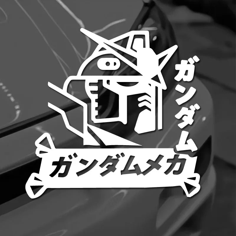 CARTOON Japanese robot Gunda Stickers,for cartoon lover,High quality sticker for cars trucks motorcycles &laptops! (ONLINE ORDER ONLY)