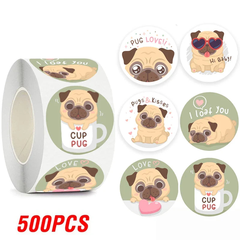 100-500pcs Cartoon Animal Reward Stickers for Kids Cute Gift Decor Stickers Labels School Encourage Children Stationery Stickers (Online Order Only)
