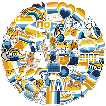 10/30/52PCS Aroace Pride LGBTQ Sticker Packs (ONLINE ORDER ONLY)