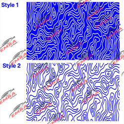 Universal Topography Quarter Window Car Sticker Suitable For Most Decoration Accessories Die Cutting Vinyl Decals (ONLINE ORDER ONLY)
