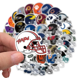 10/30/50PCS Rugby Hat Cartoon Stickers Waterproof notebook Luggage Suitcase Graffiti DIY Sticker kid toy (ONLINE ORDER ONLY)