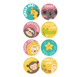 100-500PCS Cute Reward Stickers for School Encouragement 1inch Paper Decoration Teacher Student Family Scrapbooking Stickers (ONLINE ORDER ONLY)
