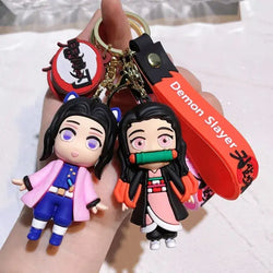 Demon Slayer Keychains: Cute Anime Car & Bag Pendant Accessories (ONLINE ORDER ONLY)