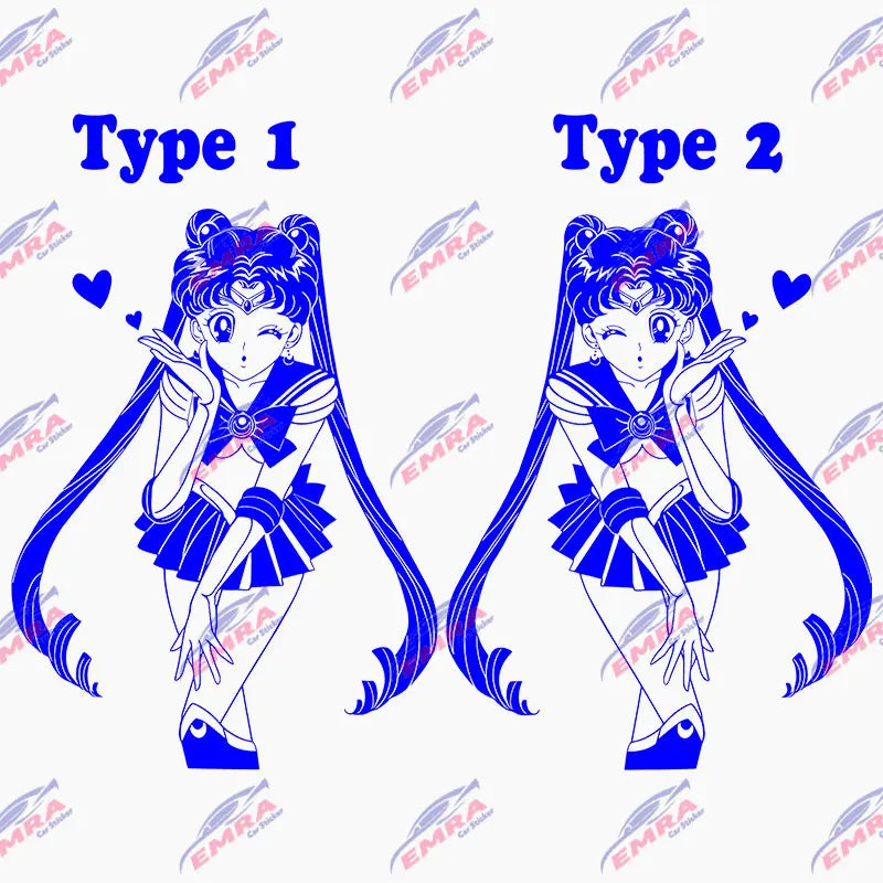 Anime Sticker For Car Sticker Maiden Whole Body Decoration External Accessories Waterproof  PVC Vinyl Decals (ONLINE ORDER ONLY)