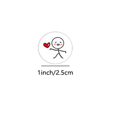 100-500pcs Valentine's Day  Stickers Love Labels for Wedding Holiday Gift Decoration Envelope Sealing Stickers Scrapbooking (ONLINE ORDER ONLY)