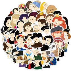Cartoon Figure Stickers Decal Pack for Laptop, Motorcycle, Luggage, Snowboard, Fridge (ONLINE ORDER ONLY)