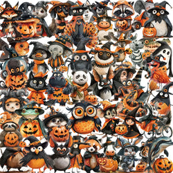 Retro Animal Graffiti Stickers - 10/30/50pcs for Laptop, Phone, Skateboard, Kids Toy Decor (Online Order Only)