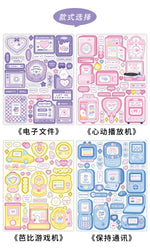 Cute Sweet attack series Stickers Text Dialog Idol Card DIY Material Scrapbooking Decorative Sticker Personalized Stationery (ONLINE ORDER ONLY)