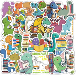 50pcs Dinosaur Graffiti Stickers for Laptop, Phone, Scooter, Water Bottle, Suitcase, Stationery, Refrigerator (ONLINE ORDER ONLY)
