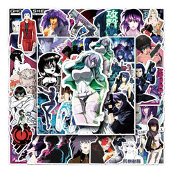 50pcs Ghost in The Shell Anime Stickers for Laptop, Phone, Suitcase, Water Bottle, Scooter, Refrigerator (ONLINE ORDER ONLY)