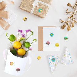 500pcs Teacher Awards Encourage Stickers Roll Cute Kawaii Kindergarten Children's Reward Sticker Gift Decorative Sticker (ONLINE ORDER ONLY)