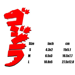 GOZILA Stickers，Japanese Dinosaur Stickers,for its lovers,High quality sticker for cars trucks motorcycles &laptops! (ONLINE ORDER ONLY)