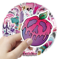 10/30/60pcs Magic Gothic Skull Cool Stickers Decals Laptop Luggage Phone Suitcase Notebook Guitar Waterproof Sticker Kids Toys (ONLINE ORDER ONLY)