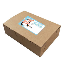 50-250Pcs Christmas Labels Sealing Sticker Aesthetic Kraft Paper Thank You Stationery Supply Decorative Scrapbook (ONLINE ORDER ONLY)