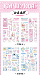 2Pcs/lot Girl Feelings Series Stickers Cute Sticker Scrapbooking Decorative Sticker Photo Album DIY Diary Stick Label Stationery (ONLINE ORDER ONLY)