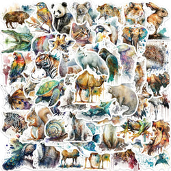 Waterproof Cute Animal Stickers for Laptop, Guitar, Luggage, Skateboard, Phone, Car - 10/30/50PCS (ONLINE ORDER ONLY)