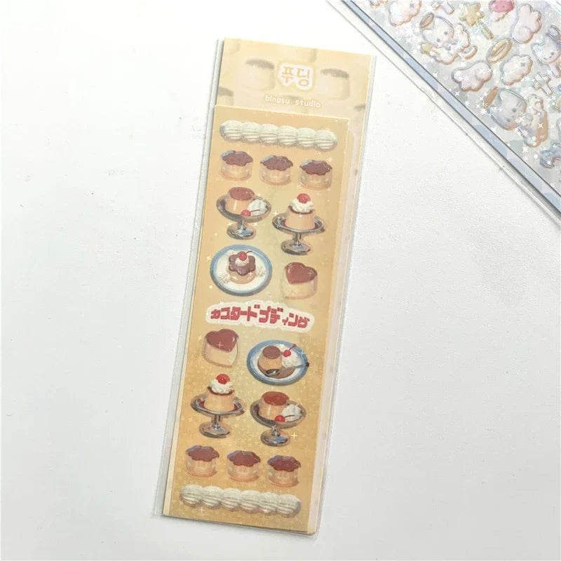 Korean ins Cute Angel Rabbit Sticker Scrapbooking Idol DIY Album Decoration Sticker Aesthetic Personalized Kawaii Stationery (ONLINE ORDER ONLY)