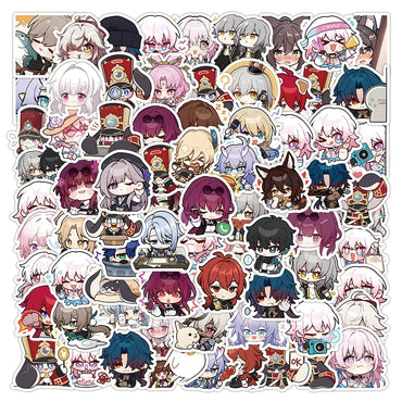 10/30/50/100pcs Anime Cartoon Honkai: Star Rail Sticker Packs (Online Order Only)