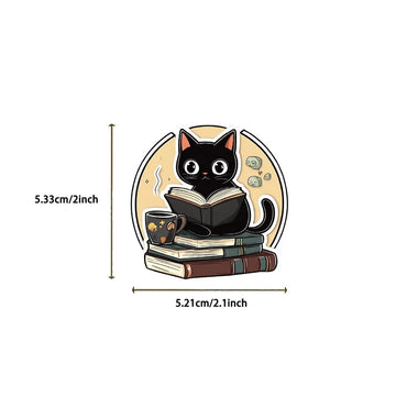 10/30/50PCS Kawaii Animal Happy Reading PVC Sticker Aesthetic Colored Decoration Scrapbooking Hand Accounting Supplies for Kids (ONLINE ORDER ONLY)