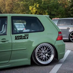 "SAVE THE MANUALS"Stickers,High Quality And Durable Automobiles Exterior Accessories Self-adhesive Decals (ONLINE ORDER ONLY)