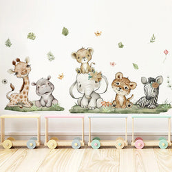 Elephant Giraffe Height Ruler Wall Stickers for Kids Room Nursery Decor (ONLINE ORDER ONLY)