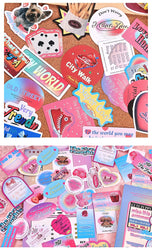 50Pcs/lot Ins Cute Bear Stickers Planner Journal Collage DIY idol card Decoration Material Scrapbook Sticker Kawaii Stationery (ONLINE ORDER ONLY)