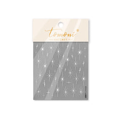 Gold Silver Star Laser Pink Colorful Glitter Starlight Sparkle Rhinestones Relief Nail Art Decorations Stickers Manicure Decals (ONLINE ORDER ONLY)