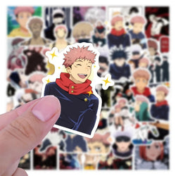 50pcs Anime Graffiti Stickers Waterproof for Laptop Phone Car Cup Decor (Online Order Only)
