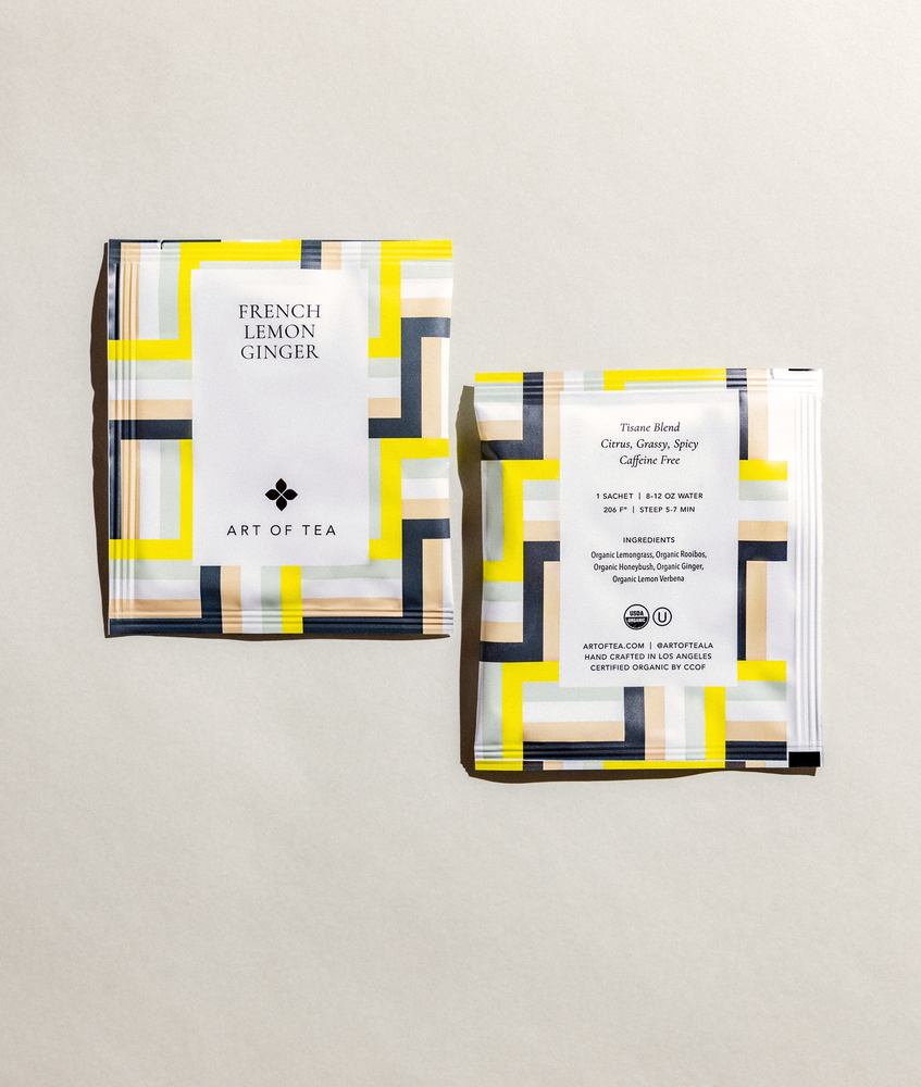 French Lemon Ginger Eco Teabag Sachets (Online Only)