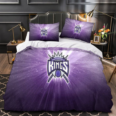 Sacramento Kings Bedding Set Duvet Cover Without Filler (Online Order Only)