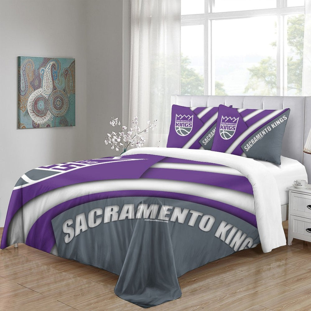 Sacramento Kings Bedding Set Duvet Cover Without Filler (Online Order Only)