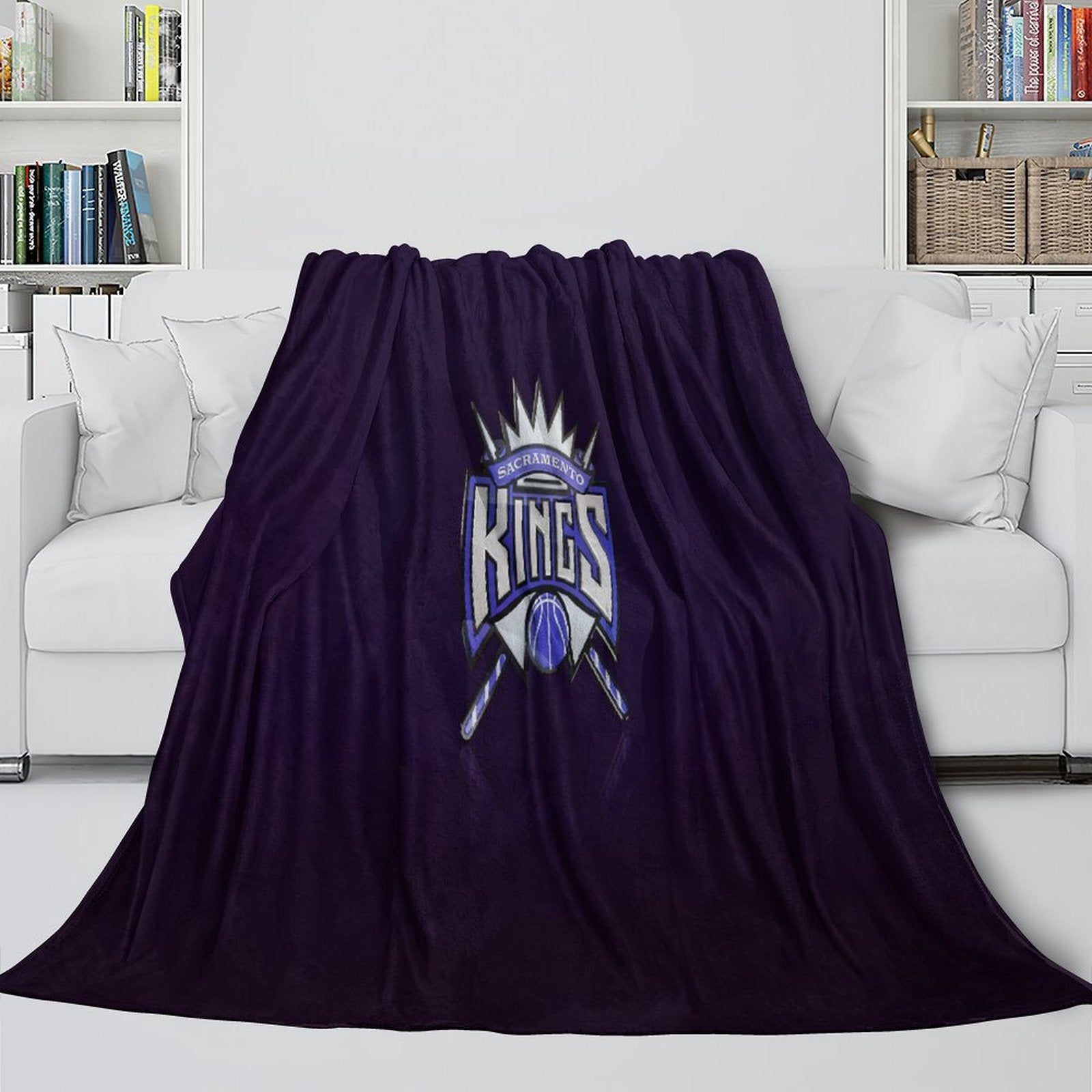 Sacramento Kings Blanket Flannel Fleece Throw Room Decoration (Online Order Only)
