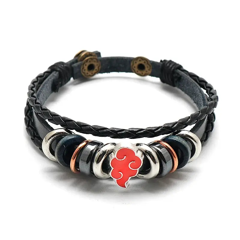 Anime Woven Cowhide Bracelet – Multilayer Buckle Gift (ONLINE ORDER ONLY)