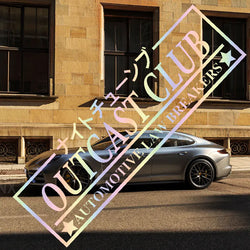 Outcast Club Car Stickers JDM Windshield Banner Motivation Dream Build Escape After The File Glass Decoration Vinyl Decals (ONLINE ORDER ONLY)