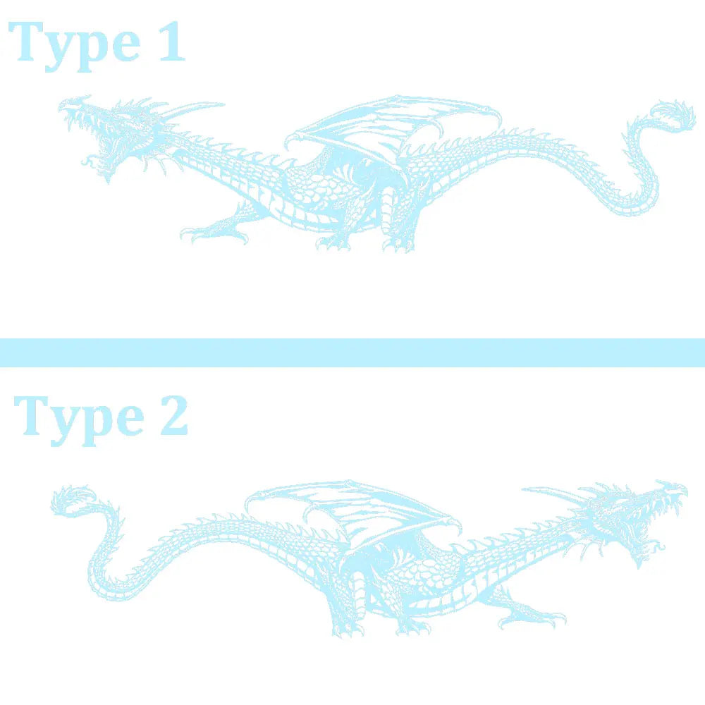 Anime Detachment Car Stickers Beasts And Dragons Picture Decoration Body  Movement Style Die Cutting Waterproof PVC Vinyl Decals (ONLINE ORDER ONLY)