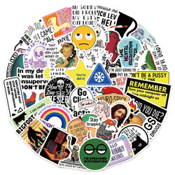 Snarky Meme Stickers Pack - Funny Graffiti Decals for Laptop, Guitar, Bike, Skateboard, DIY Scrapbook (ONLINE ORDER ONLY)