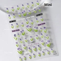 Hot Stamping Silver Rose Gold Tender Leaf Branches Flower Slash Leaves Maple Leaves Ginkgo Plant Flower Nail Art Stickers Decals (ONLINE ORDER ONLY)