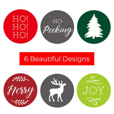 100-500pcs Merry Christmas Handmade Sticker Card Box Package Thank You Seal Label Wedding Party Supplies (Online Order Only)