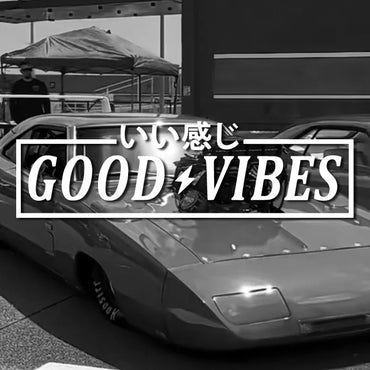 "GOOD VIBES"Stickers，decal For Car Door And Window Decoration Stickers Car Accessories ,Fun Decorative Stickers, Motorcycle (ONLINE ORDER ONLY)