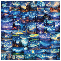 Starry Sky Stickers for Scrapbook, Luggage, Water Bottle, Phone, Laptop, Guitar - 10/25/50pcs (ONLINE ORDER ONLY)