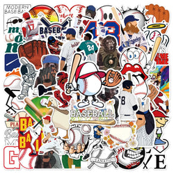 50Pcs Cartoon Baseball Series Graffiti Stickers Suitable for Laptop Helmets Desktop Decoration DIY Stickers Toys Wholesale (ONLINE ORDER ONLY)